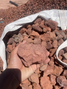 Rocce di Lava vulcanica rossa naturale pietre Decorative di ciottoli <span class=keywords><strong>per</strong></span> l'abbellimento del giardino Top Dressing cactus succulente Bonsai No chimico - Product Image 6