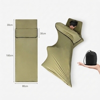 Draps de lit de camping portables et compacts, légers et très demandés, avec doublure pour sac de couchage double