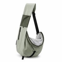 Nouveau Sac à Dos Pliable en Nylon Imperméable pour Animaux de Compagnie, Charge Maximale 7,5 kg, Idéal pour l'Extérieur, Pratique pour Chats et Petits Chiens, Porté à l'Épaule