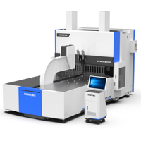 Máquina Dobladora de Láminas CNC de Cobre Totalmente Automática, Centro de Doblado Flexible de Alta Productividad con Doblado Auxiliar