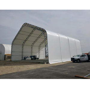 Abri de stockage en tissu pour entrepôt, résistant au vent et à la neige, avec structure en treillis galvanisé à chaud, prix usine - Product Image 2