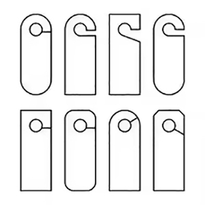 Porte-cartes de visite de luxe personnalisés Caifeng, avec impression offset, pelliculage, imperméables, « Ne <span class=keywords><strong>pas</strong></span> déranger » - Product Image 5