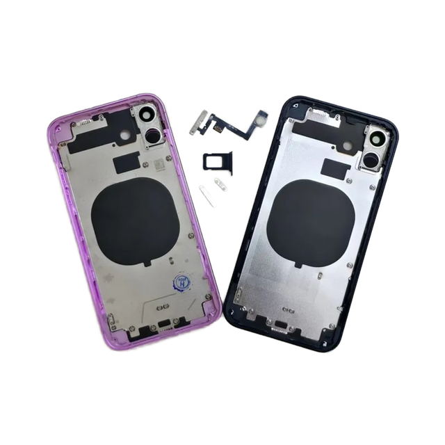 DIY Bodychange Housing for IPhone11 to 16 / 16 Pro Replacement Back Housing with Middle Frame Back Cover Glass