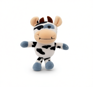 Lindo Peluche de Vaca de 10 cm, Animal de Peluche Suave para Bebés y Niños Pequeños, Regalo Unisex - Product Image 1