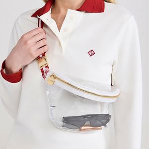 กระเป๋าคาดเอวใสแบบซิป PVC สำหรับผู้หญิง น้ำหนักเบา กันน้ำ เหมาะสำหรับเดินทางและเล่นกีฬาช่วงฤดูร้อน - Product Image 1