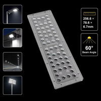 Réflecteur LED à 60 degrés en PC, haute résistance aux UV, 93 % de transmission, pour éclairage public et éclairage de tunnel