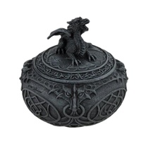Boîte à bibelots en résine en forme de Dragon