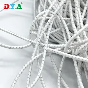Ukuran kustom grosir 2mm tahan lama dan populer tali elastis dengan multi-fungsi untuk dekorasi kerajinan jahit