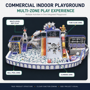 Attrezzature per parchi divertimento OEM/ODM all'ingrosso, area giochi morbida personalizzabile in schiuma per bambini, area giochi interna per bambini, casetta giochi - Product Image 3