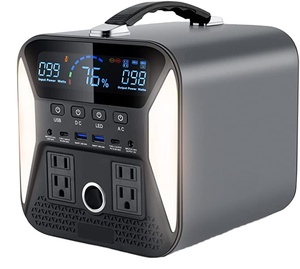 สถานีพลังงานสำรองแบบพกพา แบตเตอรี่ลิเธียมไอออน 300W ชาร์จไฟด้วยพลังงานแสงอาทิตย์ รุ่น KNS301 แบตเตอรี่ลิเธียมไอออน 300W รุ่น KNS301 ขายส่ง - Product Image 1