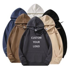 Sweat à capuche doublé polaire pour homme 380 GSM, chaud pour l'hiver, unisexe, style streetwear, coupe oversize confortable - Product Image 3