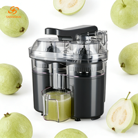 Presse-agrumes électrique à double tête 1,5 L 280 W avec moteur en cuivre pour oranges, citrons, pamplemousses 220-240 V 110 V, détachable et facile à nettoyer