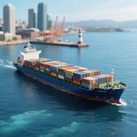 Agent maritime vers le CANADA DDP Porte-à-Porte Service de logistique LCL par camionnage Transitaire