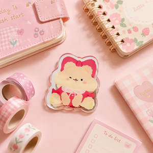 Clips en acrylique personnalisés mignons et de haute qualité, inspirés des dessins animés, pour usines, vente chaude - Product Image 4