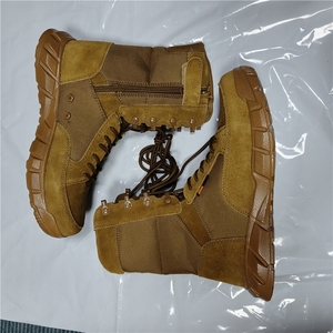 TSB01 Stock Promotion Customized <b>Light</b> <b>Weight</b> Desert <b>Boot</b> with Side Zip Black Brown - Product Image 3