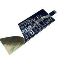 Panel Kontrol Keypad Membran Sentuh Elektrostatik Kustom untuk Peralatan Rumah Tangga, Struktur Tahan Air, Bahan PET/PC, Dapat Disesuaikan, Logam