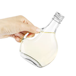 Vente chaude 250ml Bouteilles en verre vides pour boire du sirop <span class=keywords><strong>artisanal</strong></span> avec poignée et couvercle en aluminium anti-goutte - Product Image 4