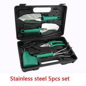 Set d'outils de jardinage Coffret cadeau Ciseaux d'élagage Pelle <span class=keywords><strong>Grattoir</strong></span> Pelle Ciseaux Pulvérisateur Pot Set de dix pièces Boîte à outils de plantation de fleurs pour la maison - Product Image 4