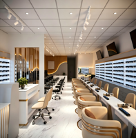 Meubles de salon de manucure sur mesure |   Tables de manucure, fauteuils de pédicure et vitrines |   Solution de conception et de production de salon tout-en-un