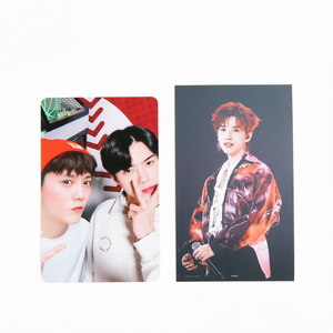 Tarjetas Fotográficas Personalizadas de <span class=keywords><strong>Kpop</strong></span>, Doble Cara, Laminadas Brillantes, Papel Holográfico, Tarjetas de Anime Coleccionables - Product Image 5