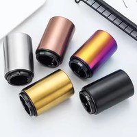 Creatieve Roestvrijstalen Wijn & Bieropener Automatische Pers Metalen Bar Met Aangepaste Logo Geschenkdoos