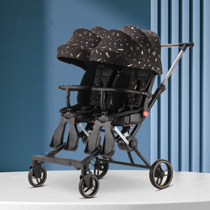 Cochecito Doble para Bebés, Ligero, Plegable, con Asientos Reversibles, para Sentarse y Recostarse, Asiento Giratorio, Carrito para Gemelos - Product Image 4