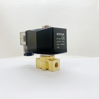Vanne solénoïde électrique haute pression Hoyan PG-M03 40 bars NC, compatible AC 380V 220V 110V 24V DC 24V 12V pour eau, air et gaz