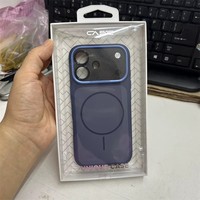Coque de téléphone magnétique personnalisée avec dos mat givré pour iPhone 15 16 17 18 Pro Max, coque hybride magnétique mate, protection de l'appareil photo
