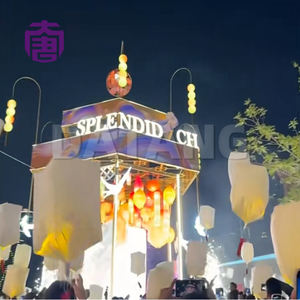 Linterna LED ovalada de PVC personalizable IP65 para festivales, paisajismo y deseos, con color personalizado - Product Image 6