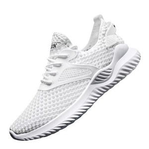Summer Breathable <b>Thin</b> Mesh Lace-Up Shoes for Men Black Lightweight Sporty Casual Running Anti-Slip Large Mesh Hollowed-Out - Product Image 2