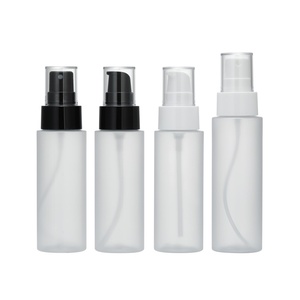 Botella de tóner de plástico mate con logotipo personalizado <span class=keywords><strong>para</strong></span> embalaje de cuidado de la piel, botella de tóner esmerilado certificado CE con tapa negra, blanca y plateada - Product Image 6