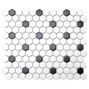 Mosaïque hexagonale 260x300mm, carreaux de sol pour cuisine et salle de bain, carreaux muraux pour <span class=keywords><strong>toilettes</strong></span>, mosaïque, carreaux de sol, design de revêtement de sol - Product Image 1