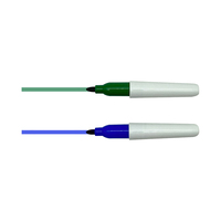 Échantillon gratuit jeu de mini stylos marqueurs ronds étanches permanents cd/dvd à base d'huile PP du fabricant oem avec pointes simples