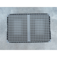 Caisse de rangement pliable en plastique 600*400*148mm, style solide, réutilisable, empilable, pour le transport