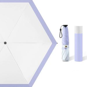 ร่มพับขนาดเล็กพกพาสะดวกแบบพกพา ป้องกันรังสียูวี ดีไซน์ใหม่จากโรงงานผู้ผลิต (OEM)  แบบ 5 ตอน พับได้ พร้อมสกรีนโลโก้ตามสั่ง - Product Image 3