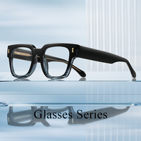 Vente en gros de lunettes de protection contre la lumière bleue classiques personnalisables, tendance, populaires, style Ins, montures carrées unisexes