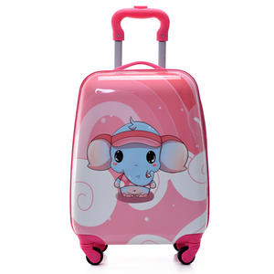 <span class=keywords><strong>Valise</strong></span> à Roulettes de Voyage 18 Pouces Motif Dessin Animé pour Enfants, Filles et Garçons, Imperméable et Grande Capacité - Product Image 3