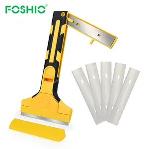 Foshio Customize Logo Window Shower Plastic Handled Scraper Floor Squeegee Cleaning