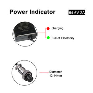 Nouvelle Image 54.6V 2A <span class=keywords><strong>Chargeur</strong></span> GX Plug CE Zero 8 9 48V Modèle Scooter <span class=keywords><strong>Chargeur</strong></span> Pour <span class=keywords><strong>Kugoo</strong></span> G Booster <span class=keywords><strong>M4</strong></span> Pro C1 X1 VSETT8 8 + 9 + <span class=keywords><strong>Chargeur</strong></span> - Product Image 4