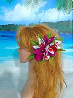 Barrette à cheveux orchidée artificielle KN-hc057, épingle à cheveux décorative pour femmes, pince à cheveux florale, Barrette à fleurs, accessoires pour cheveux, nouvelle collection