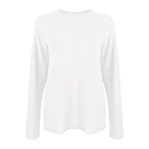 Haut de yoga pour femme respirant à séchage rapide, manches longues, extensible, col rond, vêtement de sport - Product Image 1