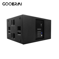 Subwoofer actif Gooermi 3600W SUB9006-AS, haut-parleur de basses de 18 pouces alimenté pour scène, événement en direct, concert, DJ, système de sonorisation de club