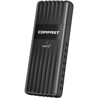 COMFAST CF-970AX Adaptateur WiFi 6 Comfast AX3000 USB 3.0 sans pilote Dongle WiFi 6 Carte réseau Récepteur sans fil