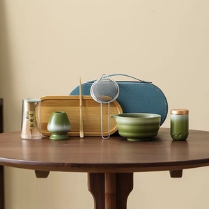 Ensemble de 7 fouets à thé en bambou modernes Chasen, kit de cérémonie du thé avec logo personnalisé, ensemble de voyage premium pour <span class=keywords><strong>matcha</strong></span> avec logo - Product Image 4