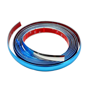 Strisce personalizzate in PVC borda nuovo nastro per <span class=keywords><strong>bordi</strong></span> in metallo spazzolato con nastro impermeabile decorativo in metallo per la progettazione grafica di appartamenti - Product Image 3