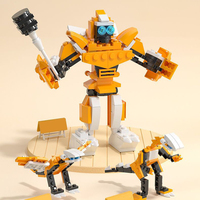 Transformer voiture Robot jouet en plastique modèle voiture assemblage Puzzle bloc de construction Kit bricolage cadeau d'anniversaire pour les garçons