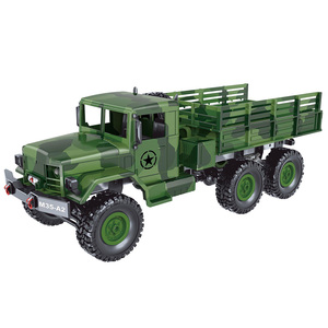 2.4G 1:16 4CH 6WD Racing RC Voiture <span class=keywords><strong>Militaire</strong></span> RC Voiture Haute Vitesse avec Lumière Radio Control Véhicule MN-77 RTR - Product Image 4