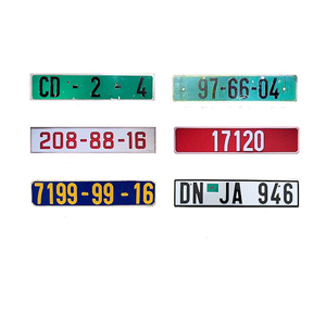 Venta caliente barato de alta calidad de Europa señal de material de metal de <span class=keywords><strong>Andorra</strong></span> de <span class=keywords><strong>coches</strong></span> placa de la - Product Image 6