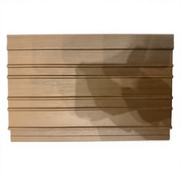 Panneau de bardage extérieur 3D en érable 170x26mm, résistant aux fissures, antirouille pour extérieur moderne