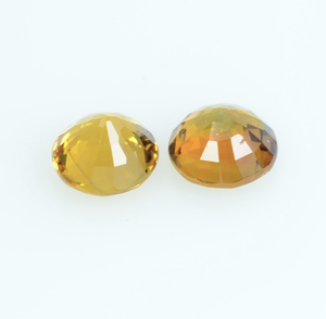 Saphir jaune naturel en gros, pierre ronde non montée, facettée, pierre précieuse pour la création de bijoux, 1 mm à 8 mm, certifiée - Product Image 3